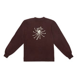 Brown Swinging Golf Long Sleeve T-Shirt