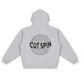 Glacier Grey Cut Spin Hoodie